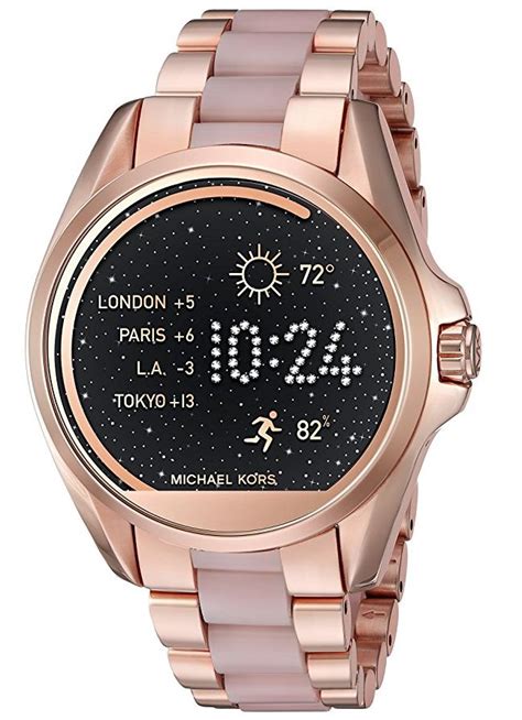 michael kors smartwatch rose gold and silver|Michael Kors runway access smartwatch.